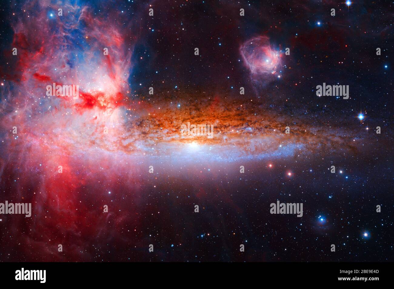 Beauty of endless cosmos. Science fiction art. Elements of this image ...