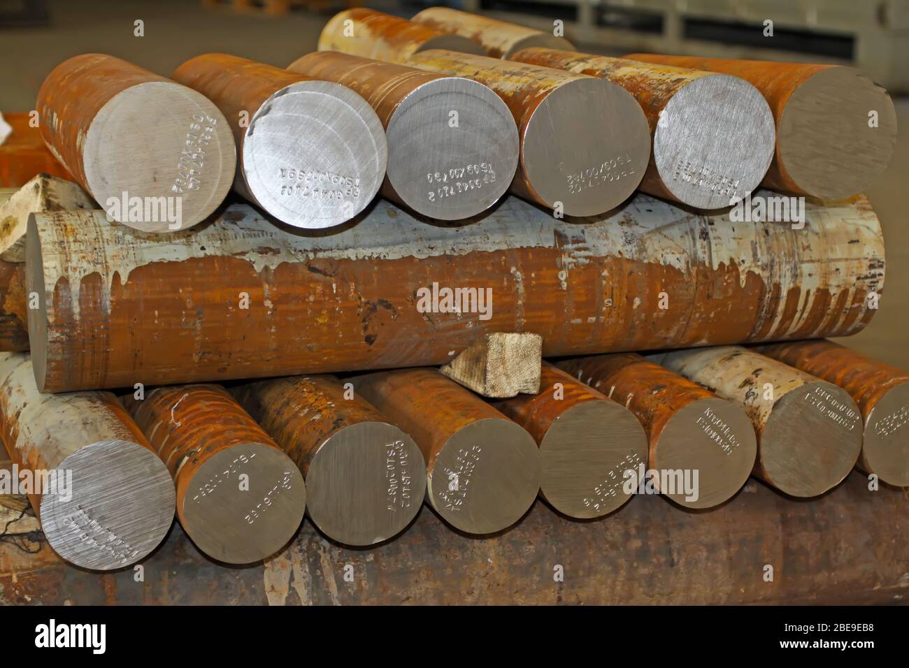 manufacturing raw materials high strength alloy shafts billet in a