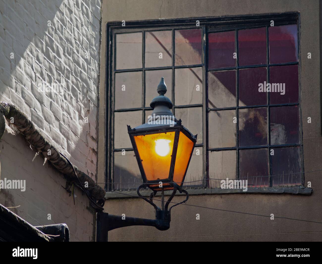An old street light in The Lanes, Brighton Stock Photo Alamy