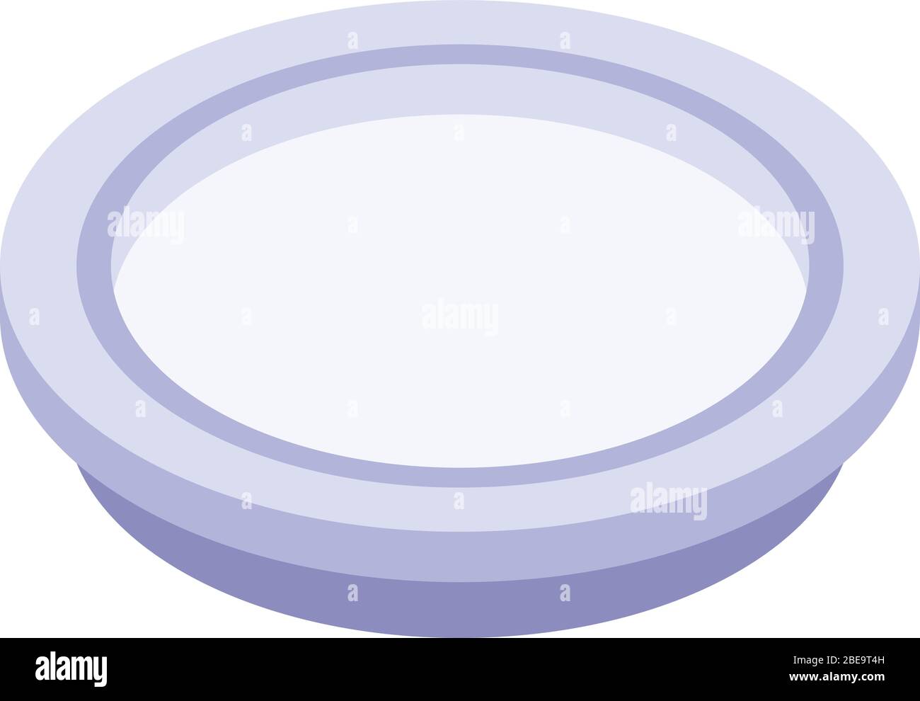 Tea ceremony ring icon, isometric style Stock Vector