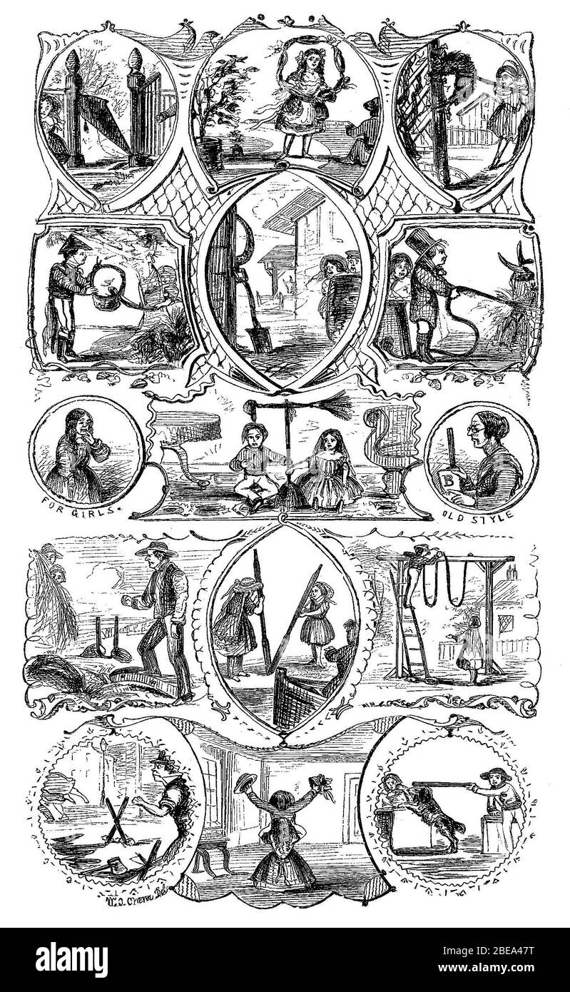 An Animated Alphabet Page 2 Of 2 In Harper S Monthly Magazine January 1861 January 1861 Harper S Monthly Magazine Vol Xxii P 286 January 1861 Harper Brothers New York Scanned At 300 Dpi