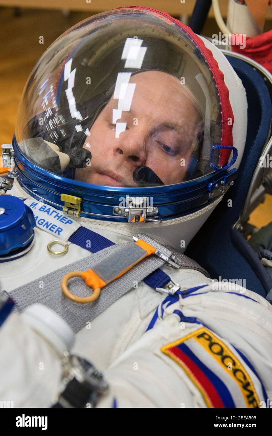 BAIKONUR, KAZAKHSTAN 09 April 2020 Expedition 63 crewmember Ivan