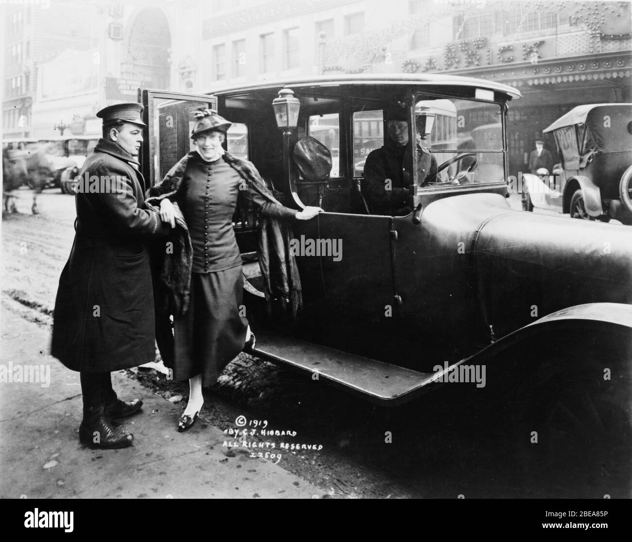 Annette Kellerman Exiting Yellow Cab Taxi Cab Minneapolis Minnesota 1919 1919 Photgraph By C J Hibbard Via Library Of Congress Site At 1 Converted From Tiff To Jpg And Border Cropped Before Uploading C J