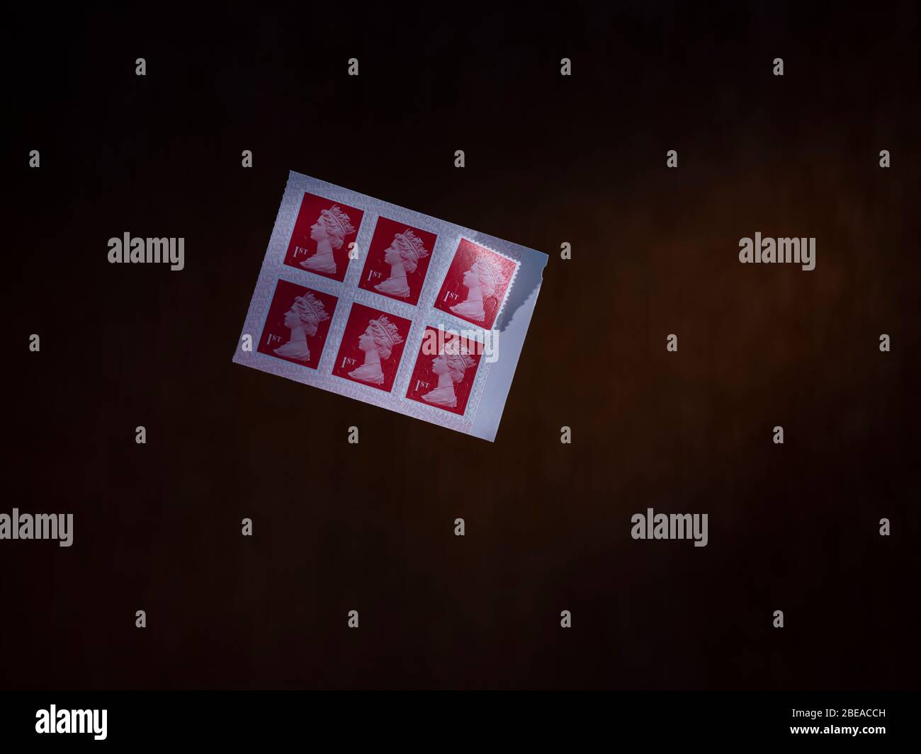 1st First Class Stamps Stock Photo Alamy