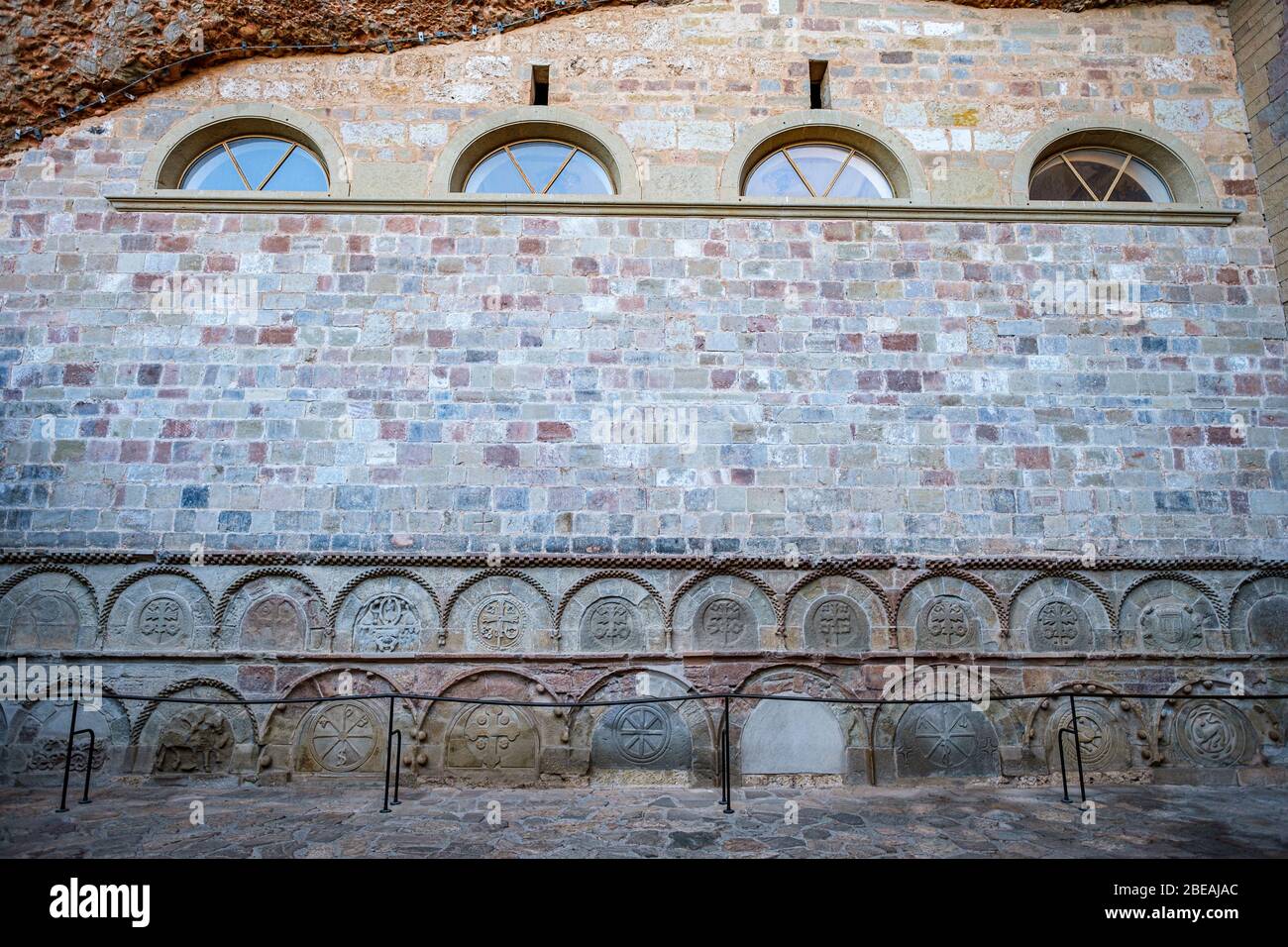 San Juan de la Peña old monastery. Huesca, Aragon, Spain Stock Photo