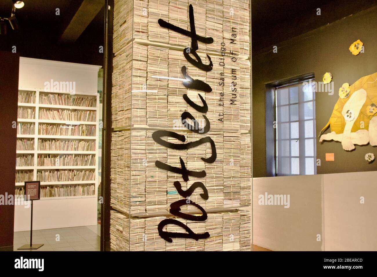 PostSecret exhibition in San Diego Museum Of Man Stock Photo Alamy