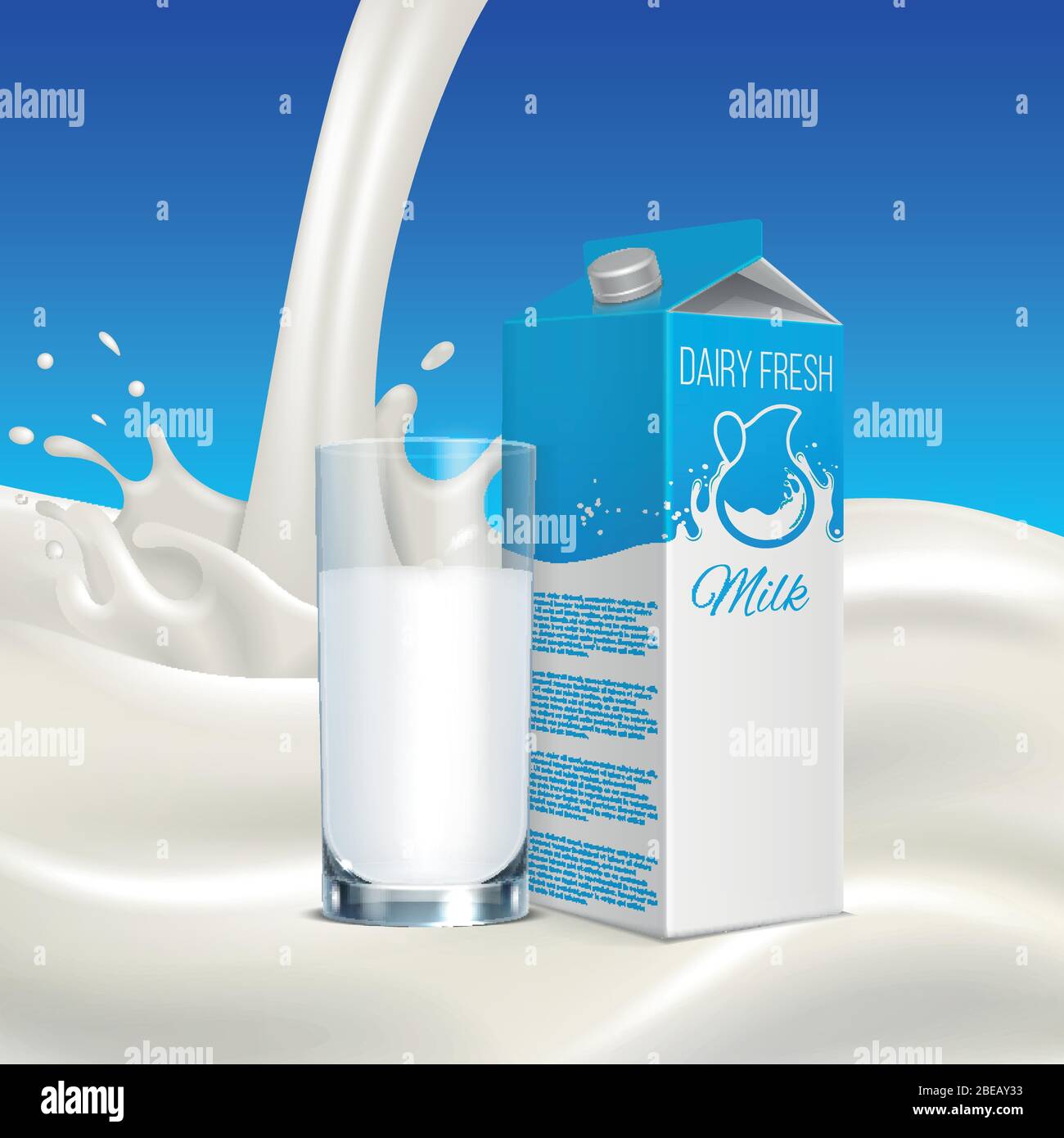 Milk Advertising Concept Realistic Milk Box With Cup On Blue Background Vector Illustration Stock Vector Image Art Alamy Milk Advertising Concept Realistic Milk Box With Cup On Blue Background Vector Illustration Stock Vector Image Art Alamy