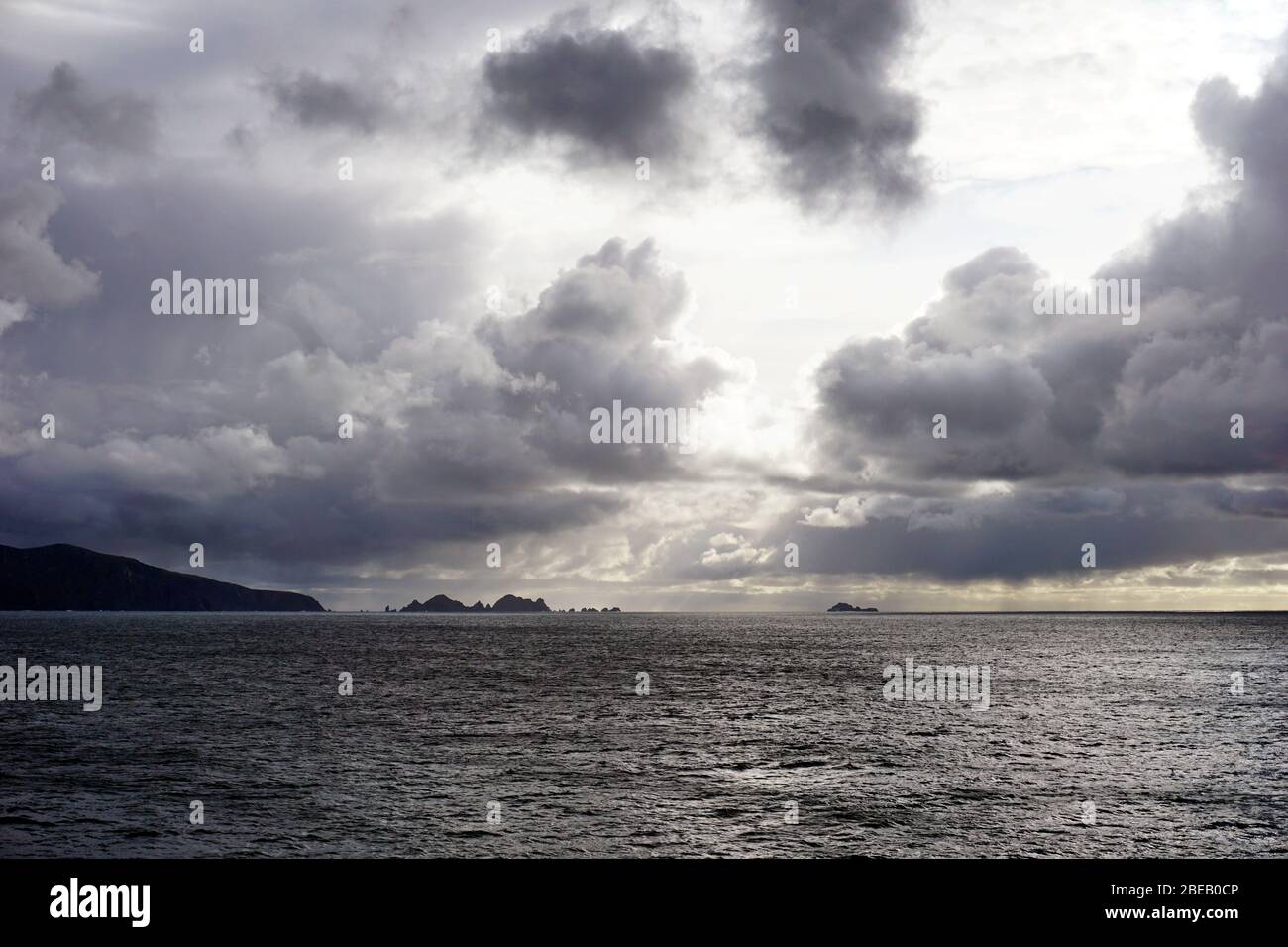 Moody scenery in the Beagle Channel Stock Photo - Alamy