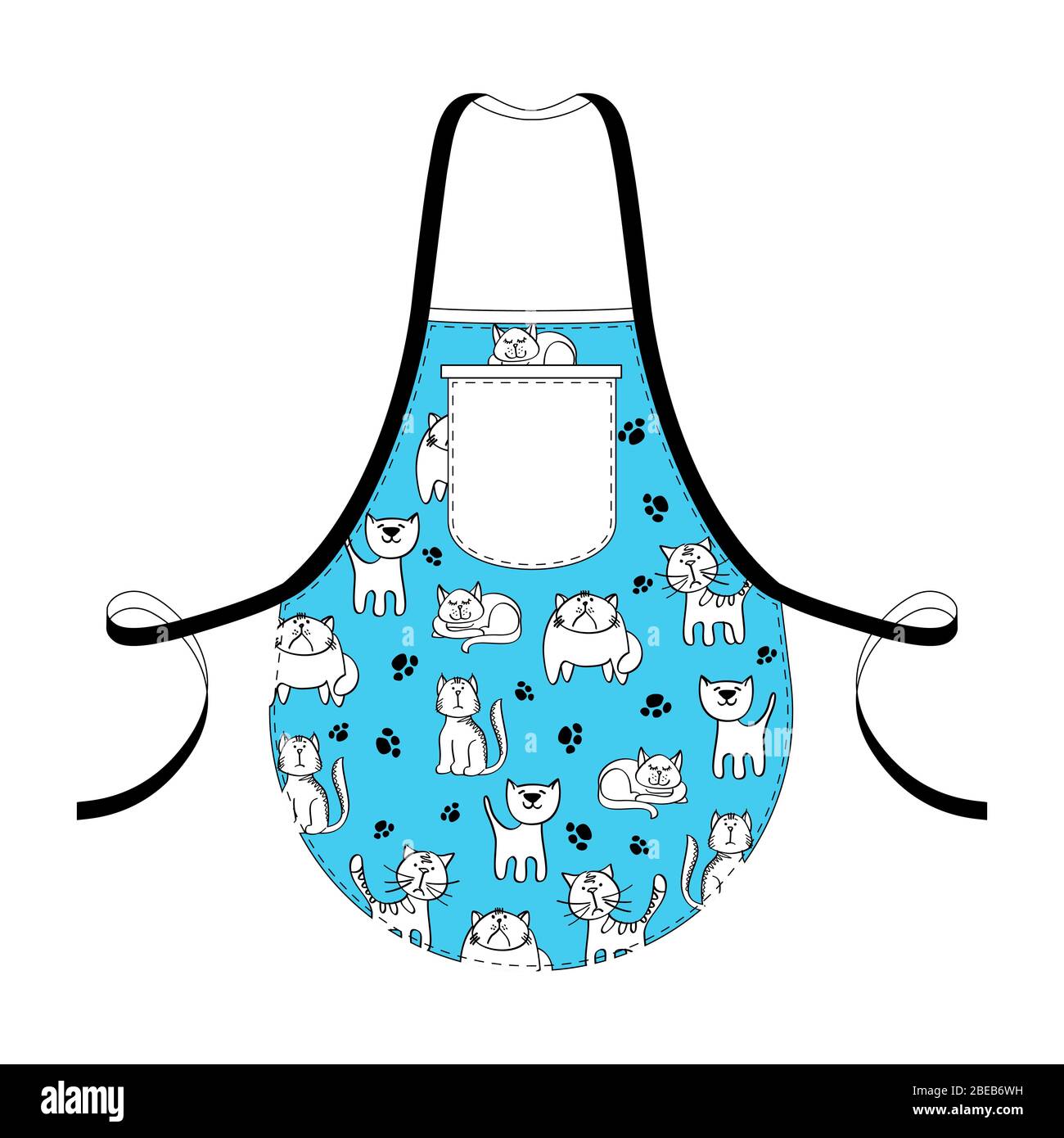 Apron illustration hi-res stock photography and images - Alamy