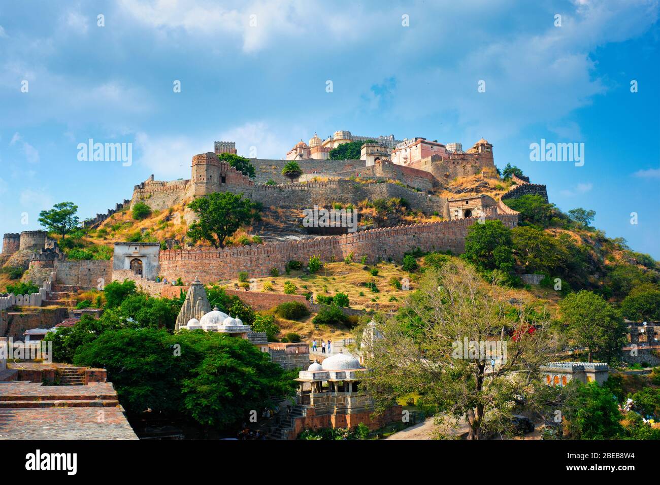 Kumbhalgarh fort, India Stock Photo