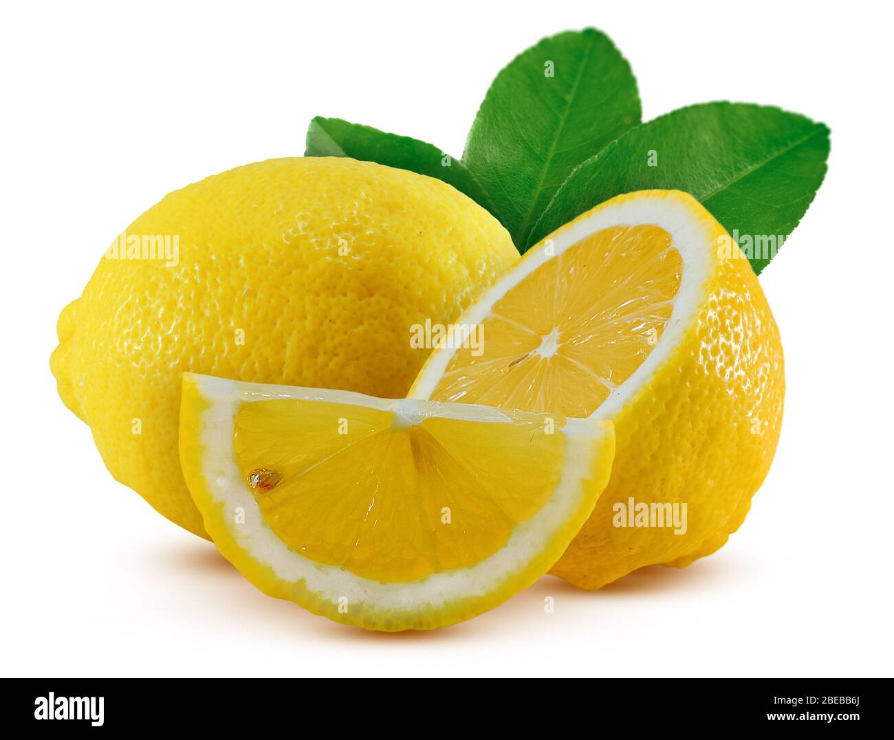 Lemon fruit isolated on white background Stock Photo - Alamy