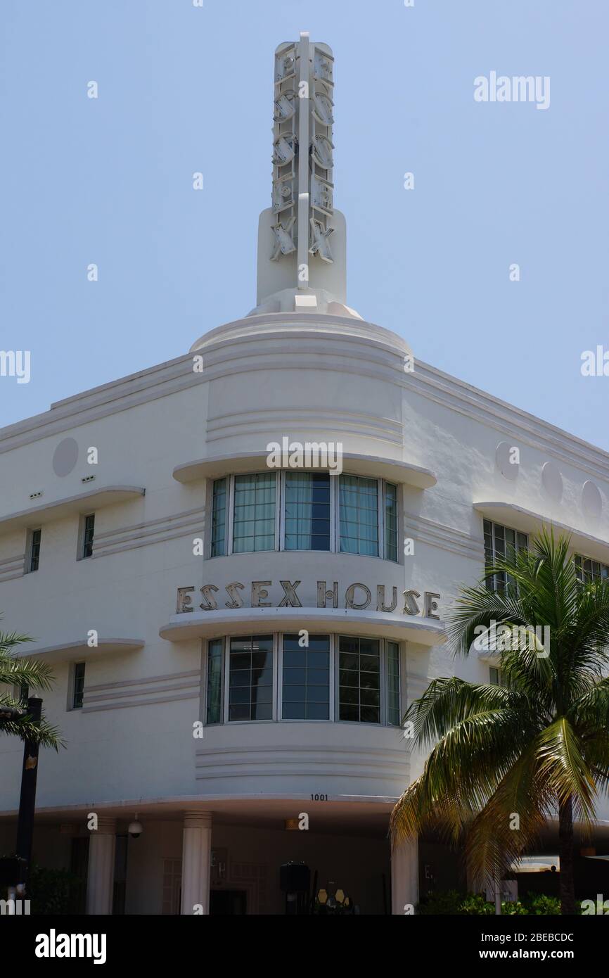 Art DecoArchitektur in Miami Beach, Florida, USA Stock Photo Alamy
