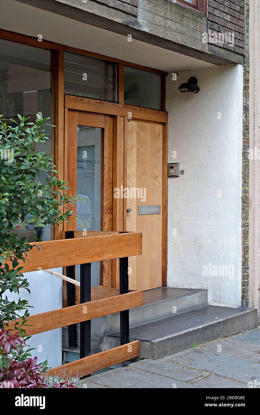 Modern Terrace House in Colville Place, London, W1 Stock Photo Alamy