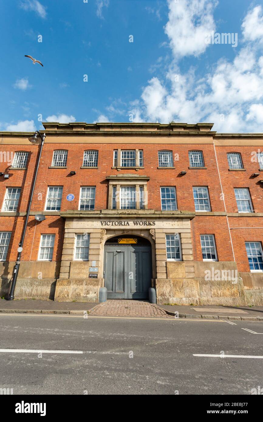 Victoria Works, pen nib factory, Birmingham UK Stock Photo