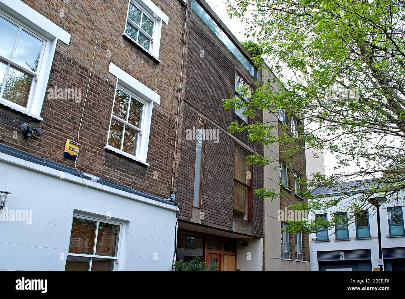 Modern Terrace House in Colville Place, London, W1 Stock Photo Alamy