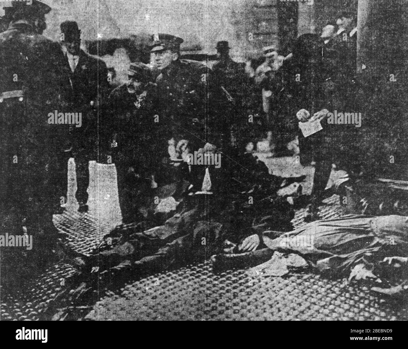 "Original title Photo of New York Shirtwaist Factory Holocaust; Taking