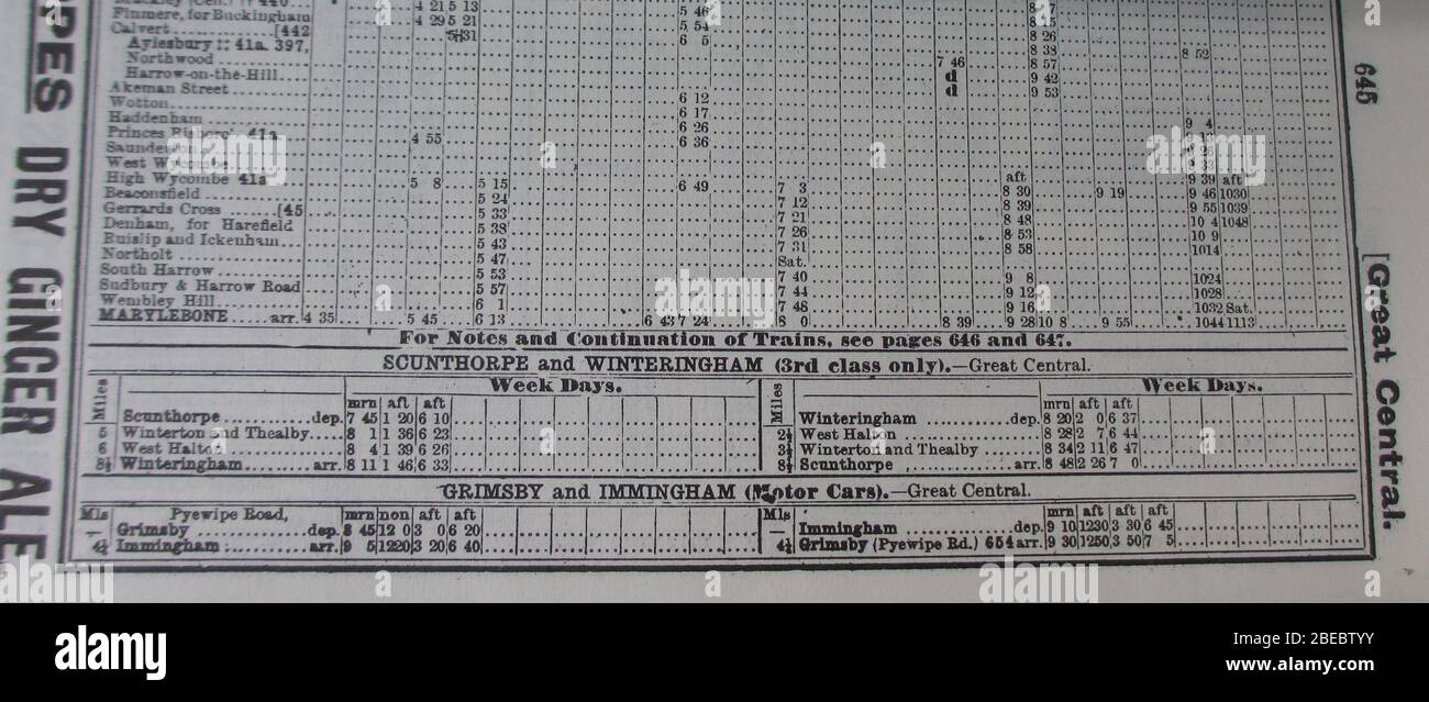 Bradshaws guide hires stock photography and images Alamy