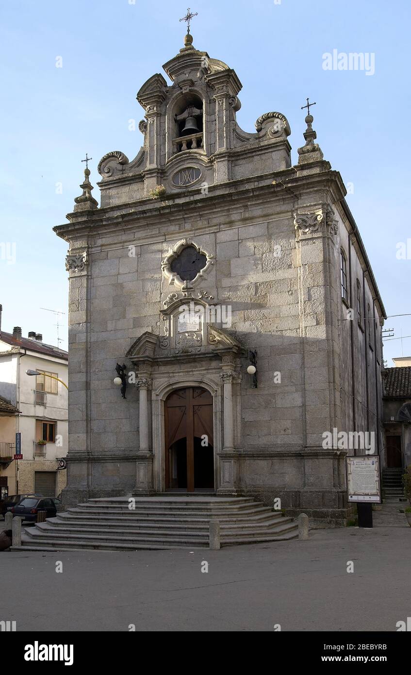 Italy Calabria - Serra san Bruno - Church of Maria SS. Assunta in Cielo di Terravecchia Stock Photo