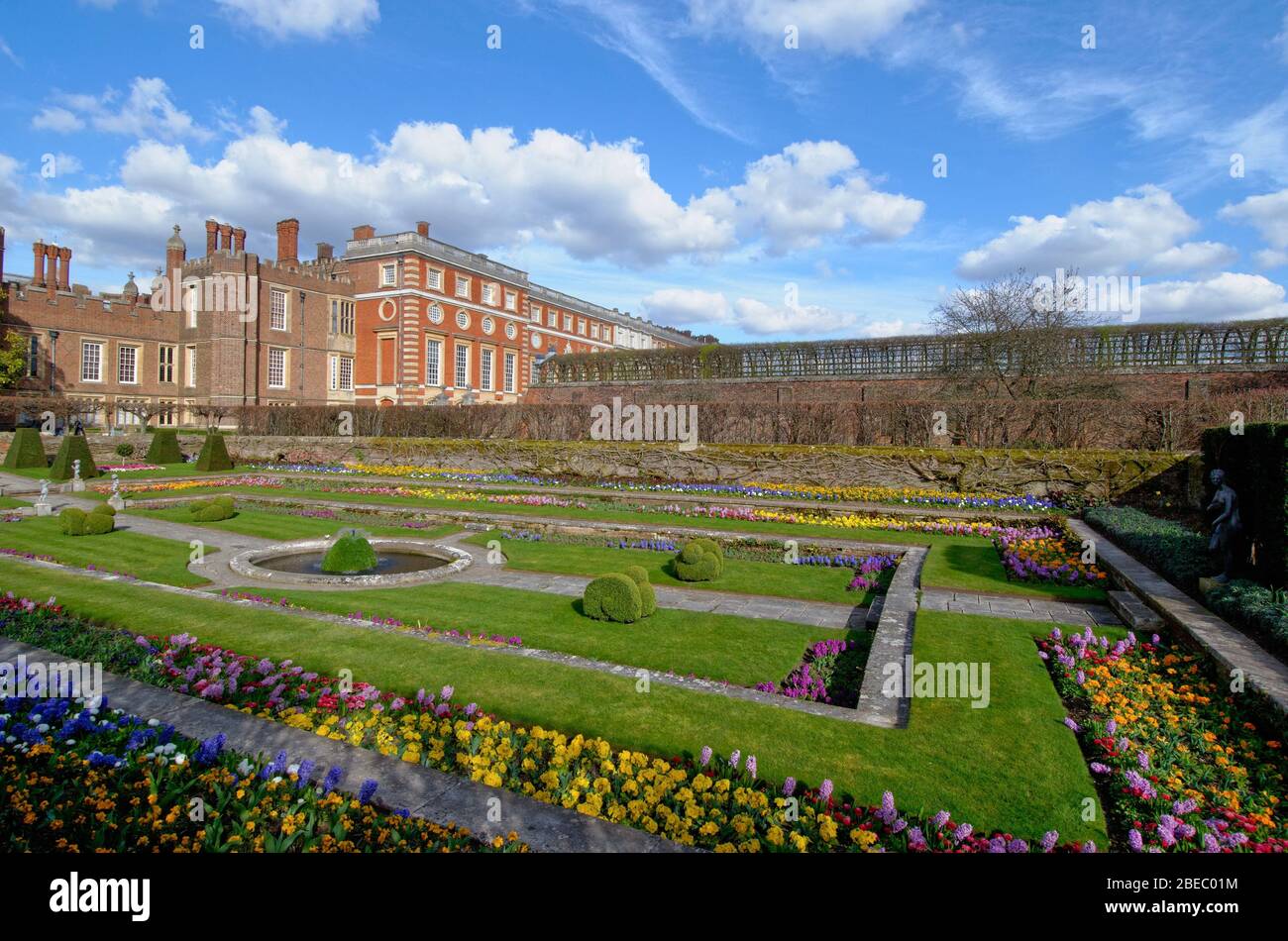 Exterior of Hampton Court royal Palace west London England UK Stock Photo