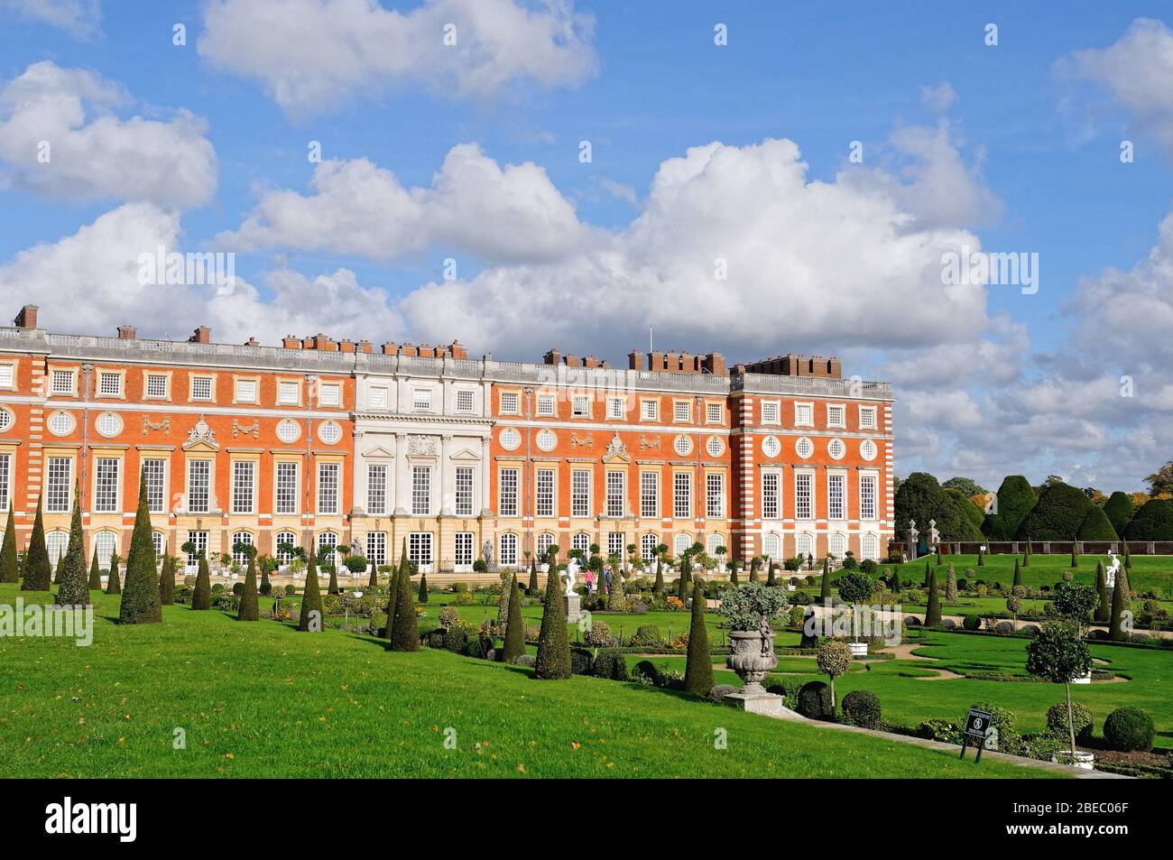Exterior of Hampton Court royal Palace west London England UK Stock