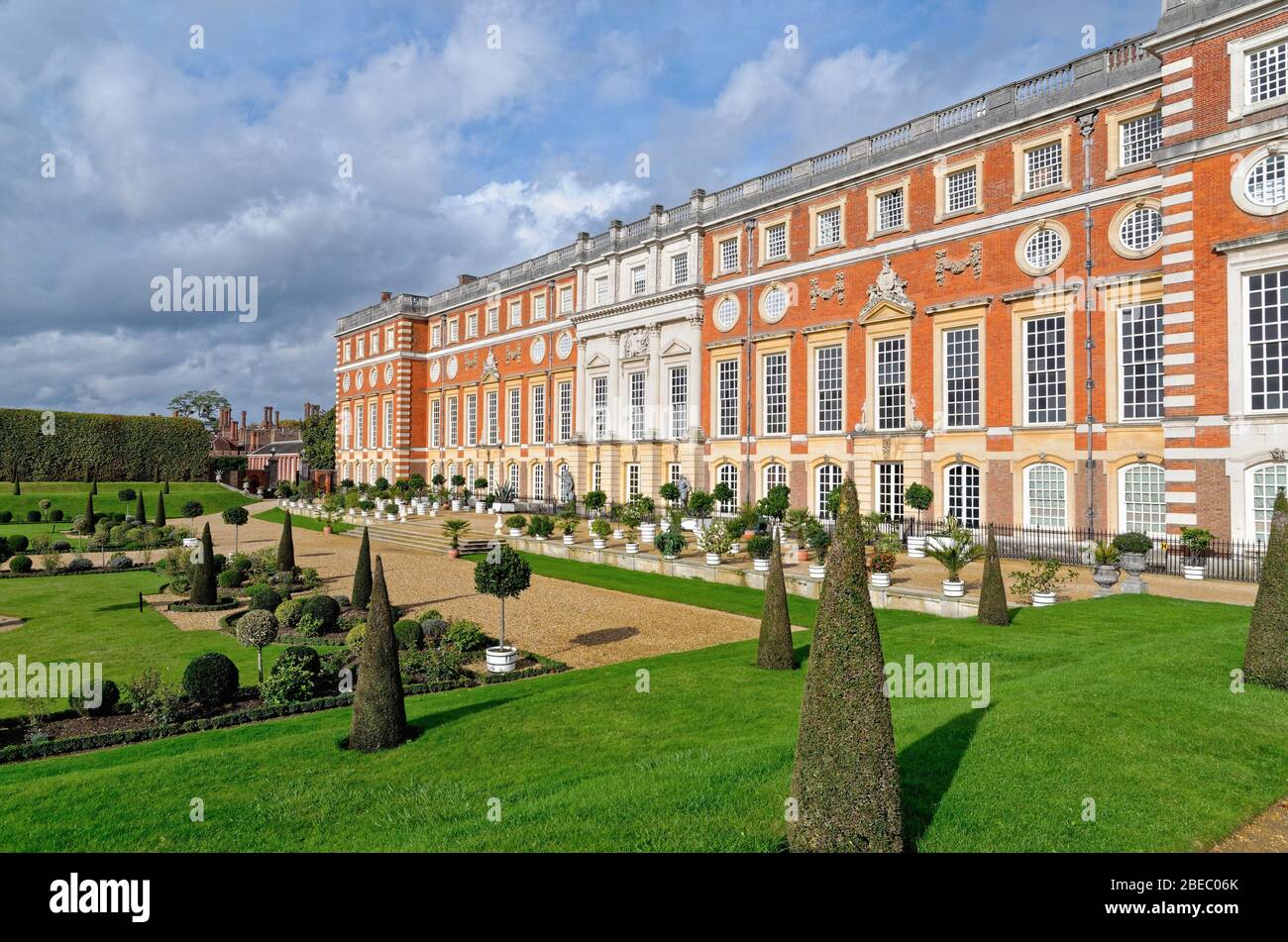 Exterior of Hampton Court royal Palace west London England UK Stock