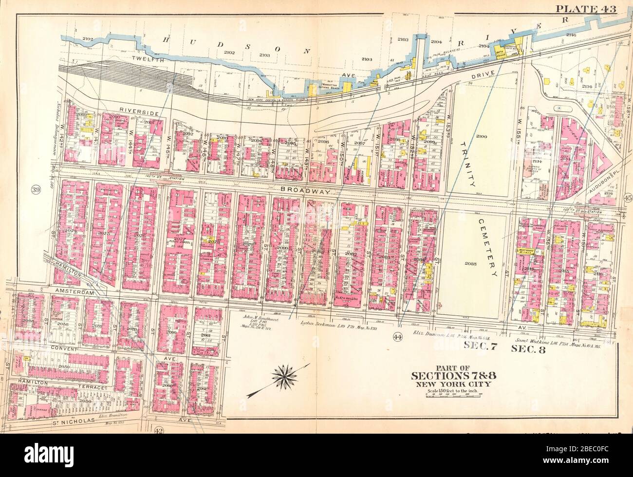 English Plate 43 From Bromley George W And Bromley Walter S Atlas Of The City Of The new york public library comprises simultaneously a set of scholarly research. alamy