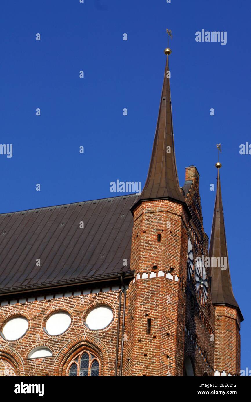 Sankt Georgen-Kirche, Wismar, Mecklenburg-Vorpommern, Deutschland Stock Photo