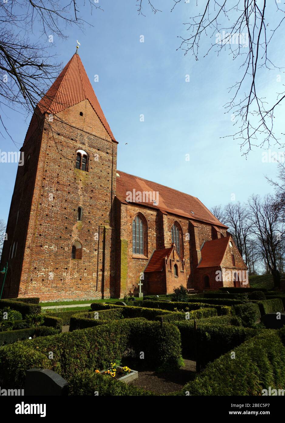 Inselkirche  Kirchdorf, Insel Poel, Mecklenburg-Vorpommern, Deutschland Stock Photo