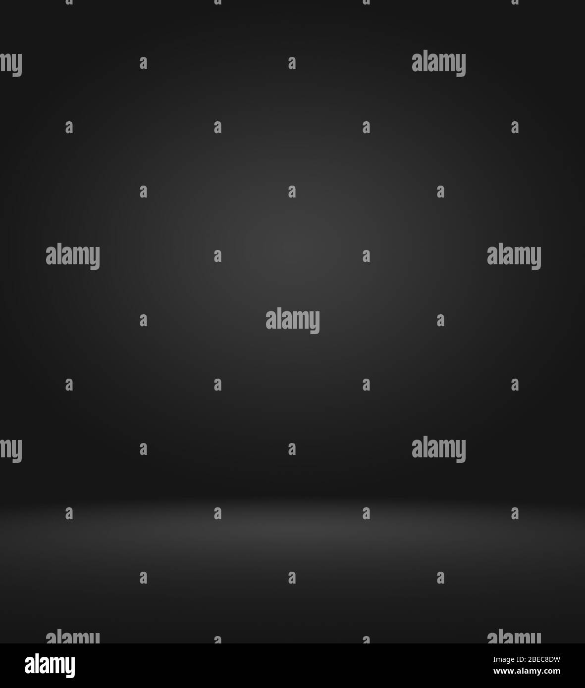 Product showcase spotlight on black gradient background Stock Photo - Alamy