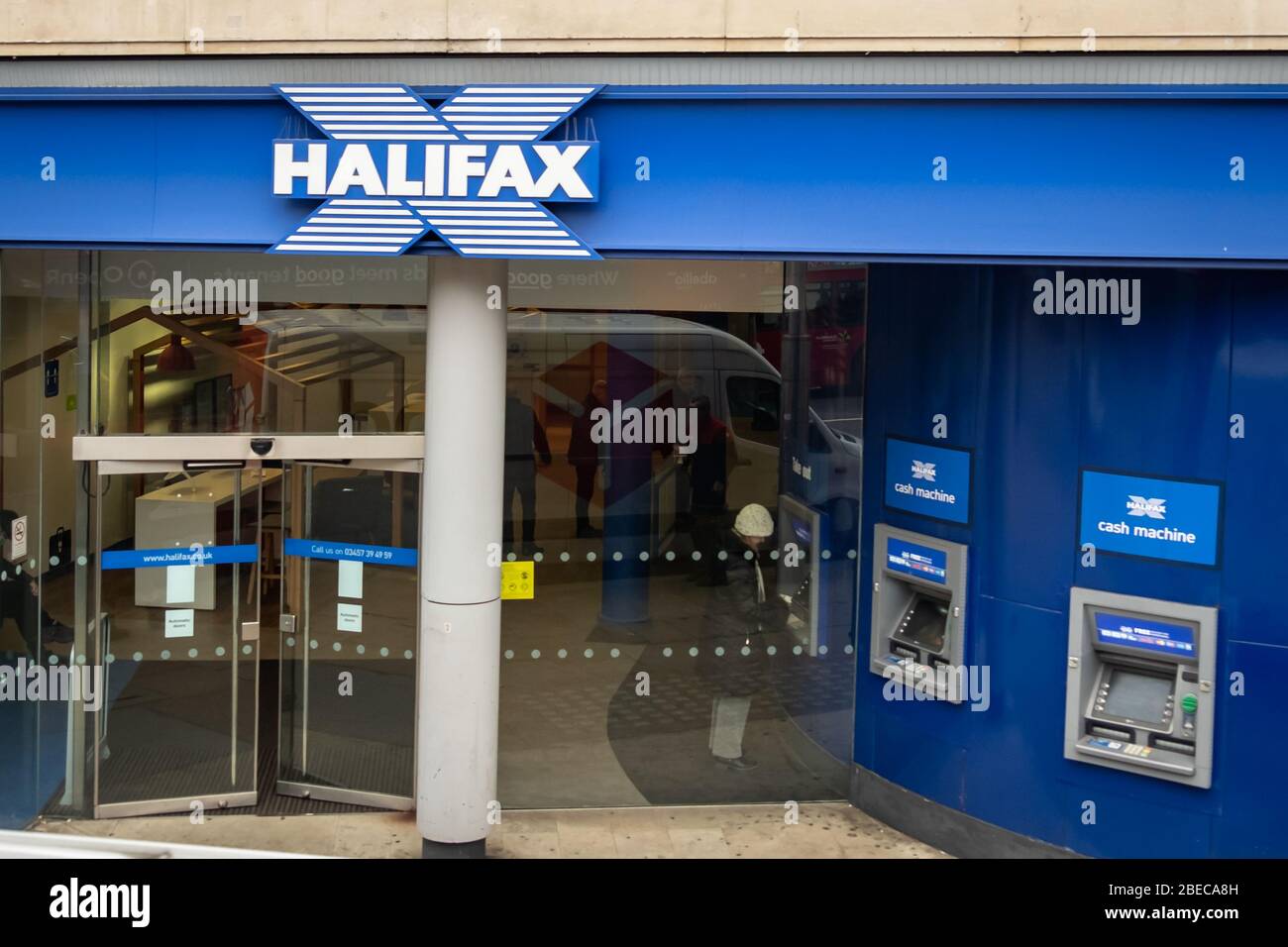 LONDONHalifax signage a British high street bank Stock Photo Alamy