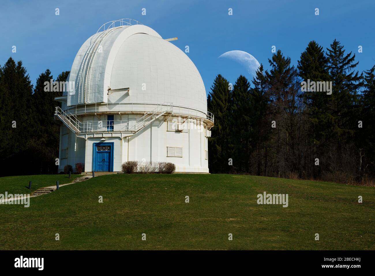 David Dunlap Observatory Astronomical Observatory. Toronto (Richmond Hill) Ontario Canada. Stock Photo