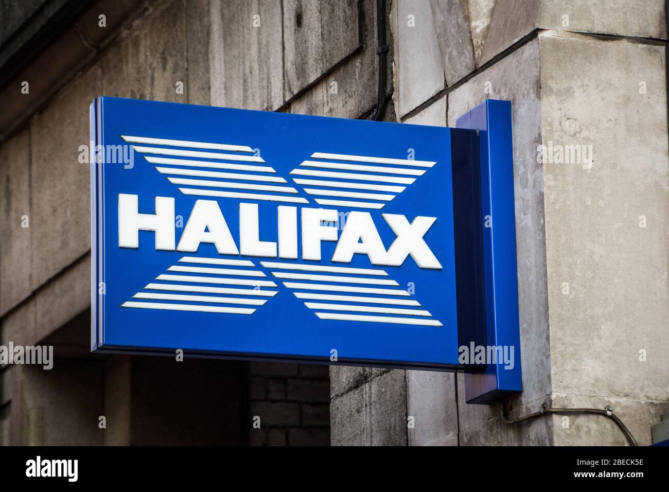 LONDONHalifax signage a British high street bank Stock Photo Alamy