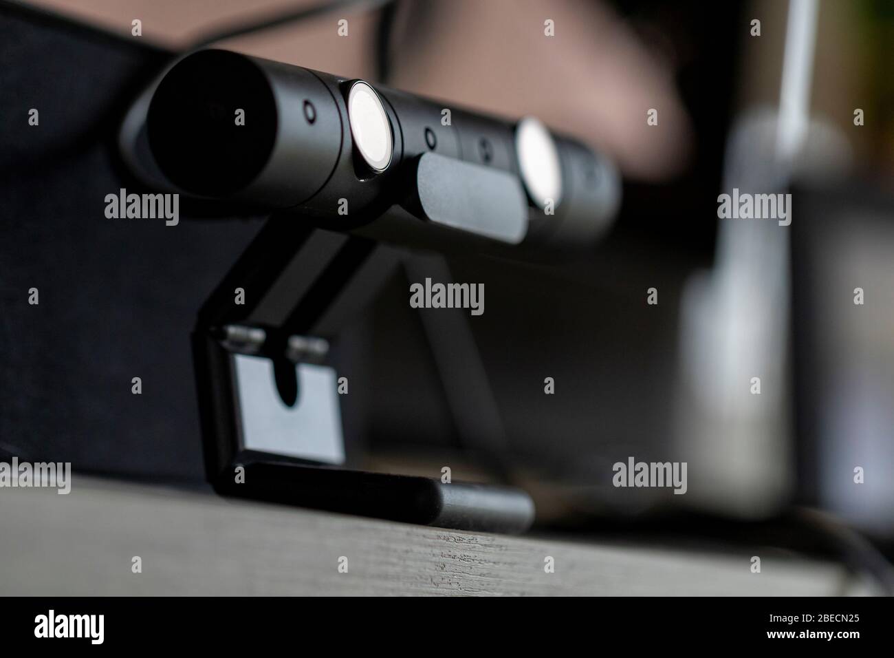 indre Hound Ansættelse Brecht, Belgium - Februari 1 2020: A close up portrait of a PS4 camera to  use to play virtual reality games on the sony playstation 4. The two camera'  Stock Photo - Alamy