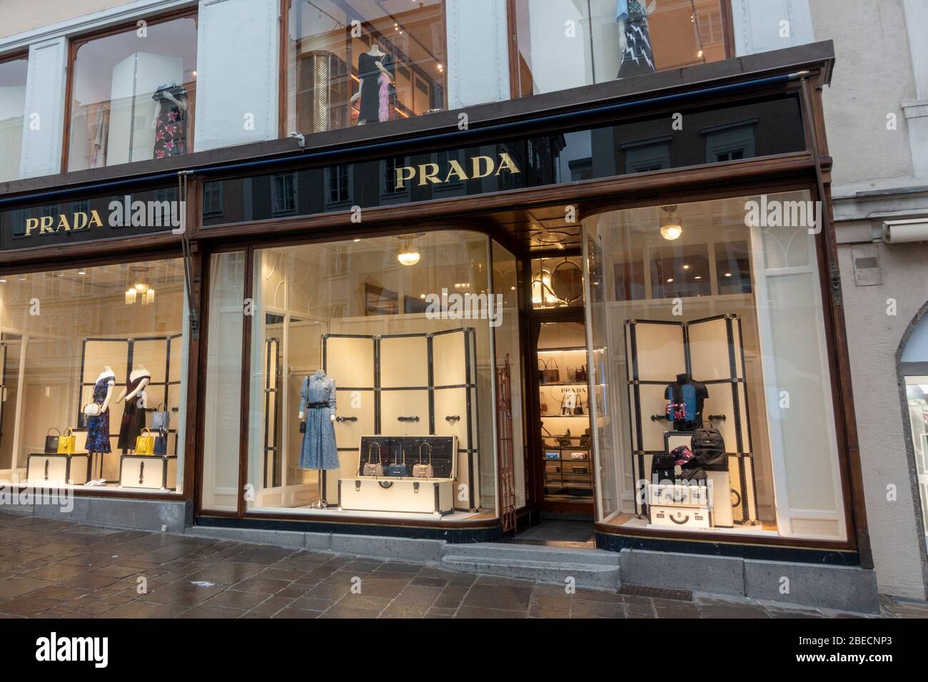 The Prada fashion store, Alter Markt, Salzburg, Austria Stock Photo - Alamy
