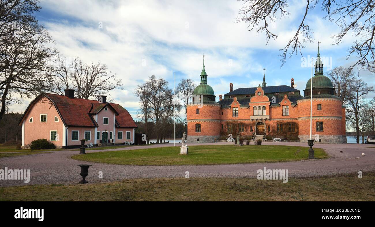 Rockelstad Castle between Nyköping and Eskilstuna, Sweden Stock Photo