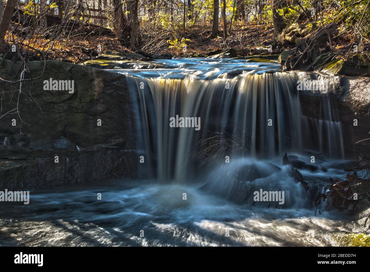 All Saints Falls, Olmsted Falls, Ohio Stock Photo Alamy