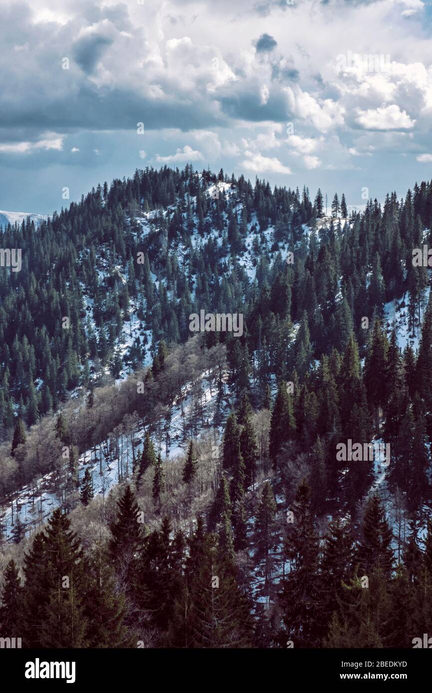 Big Fatra mountains, Slovak republic. Seasonal natural scene. Hiking theme. Stock Photo