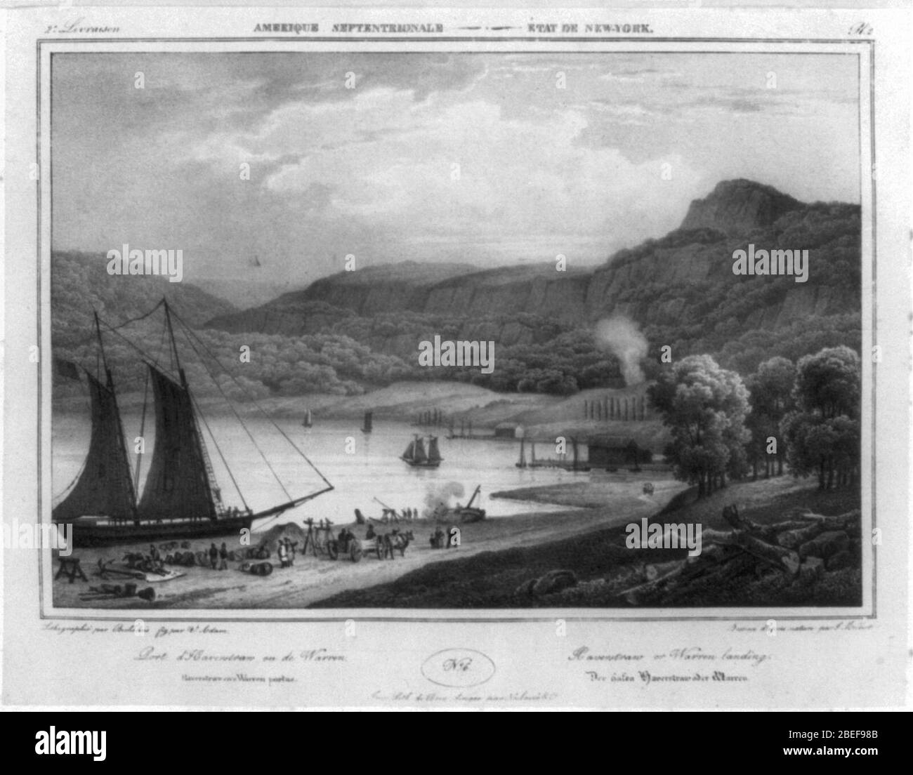 Haverstraw Landing on the Hudson River (N.Y Stock Photo Alamy