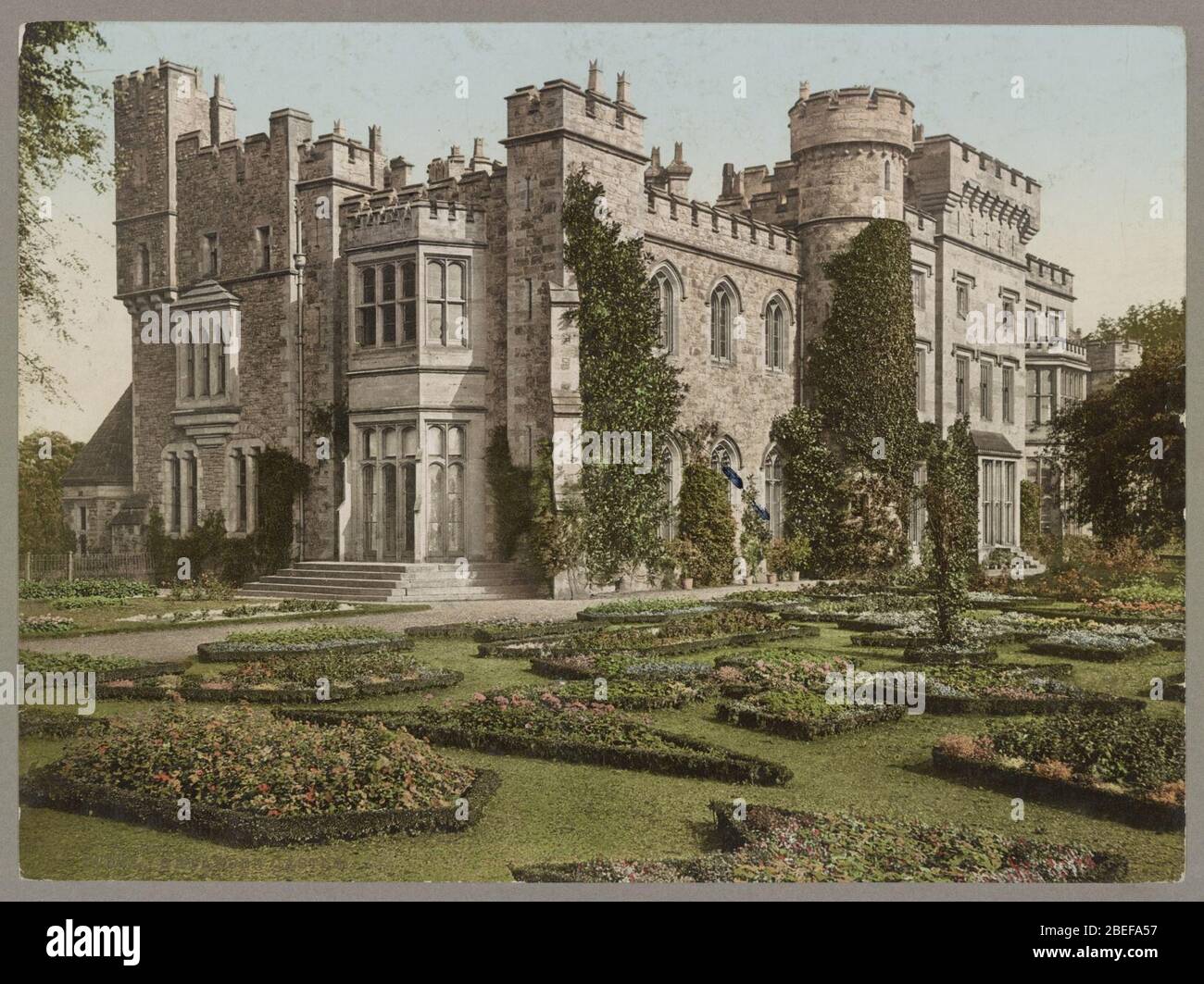 Hawarden Castle Stock Photo Alamy