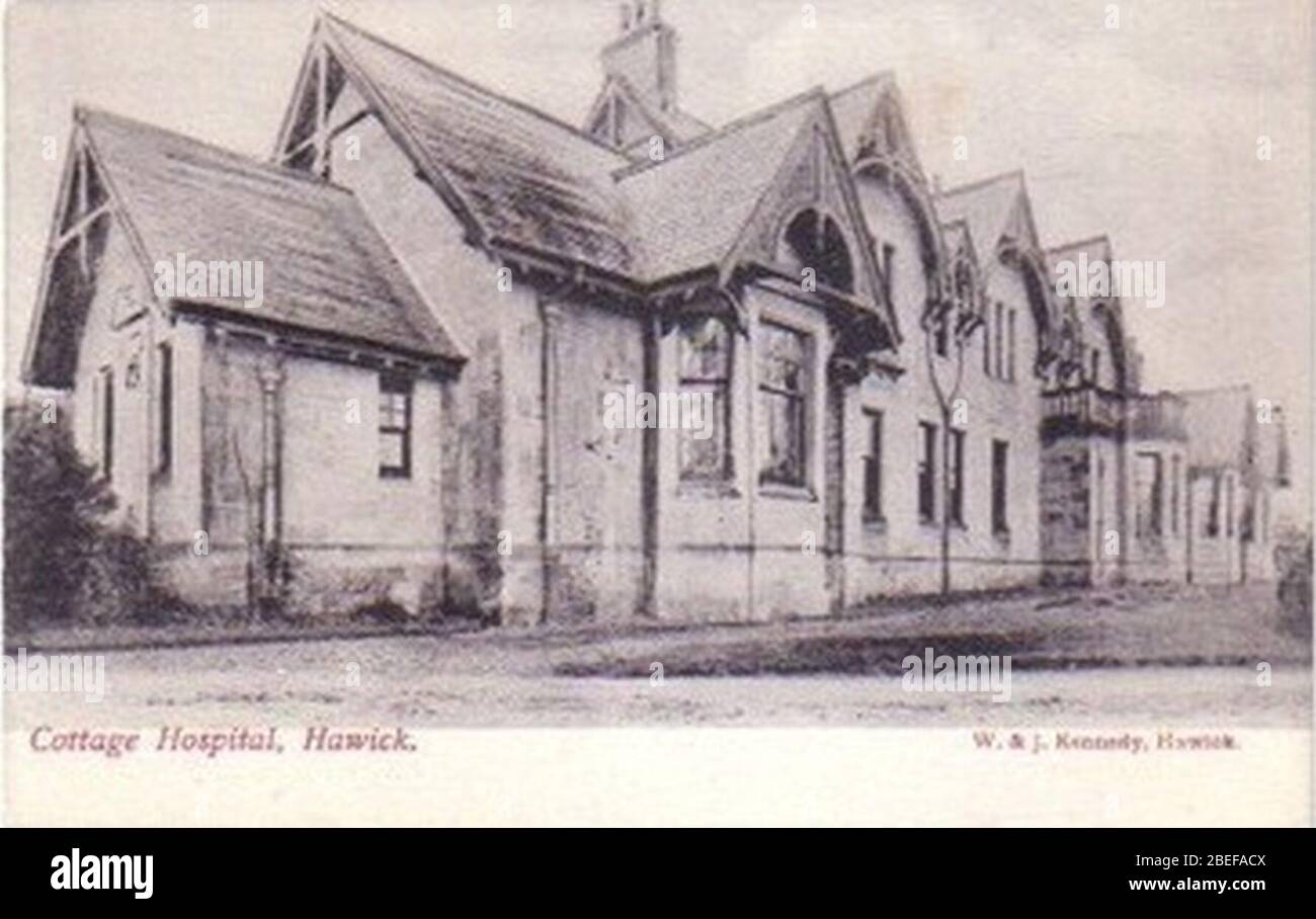 Hawick Cottage Hospital Roxburghshire Stock Photo Alamy