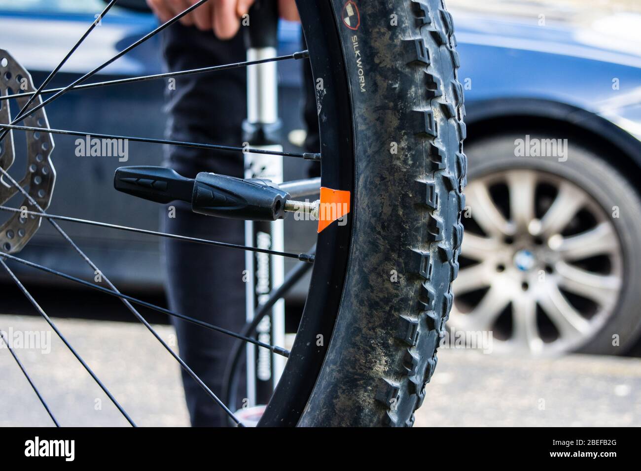 bike tyre puncture