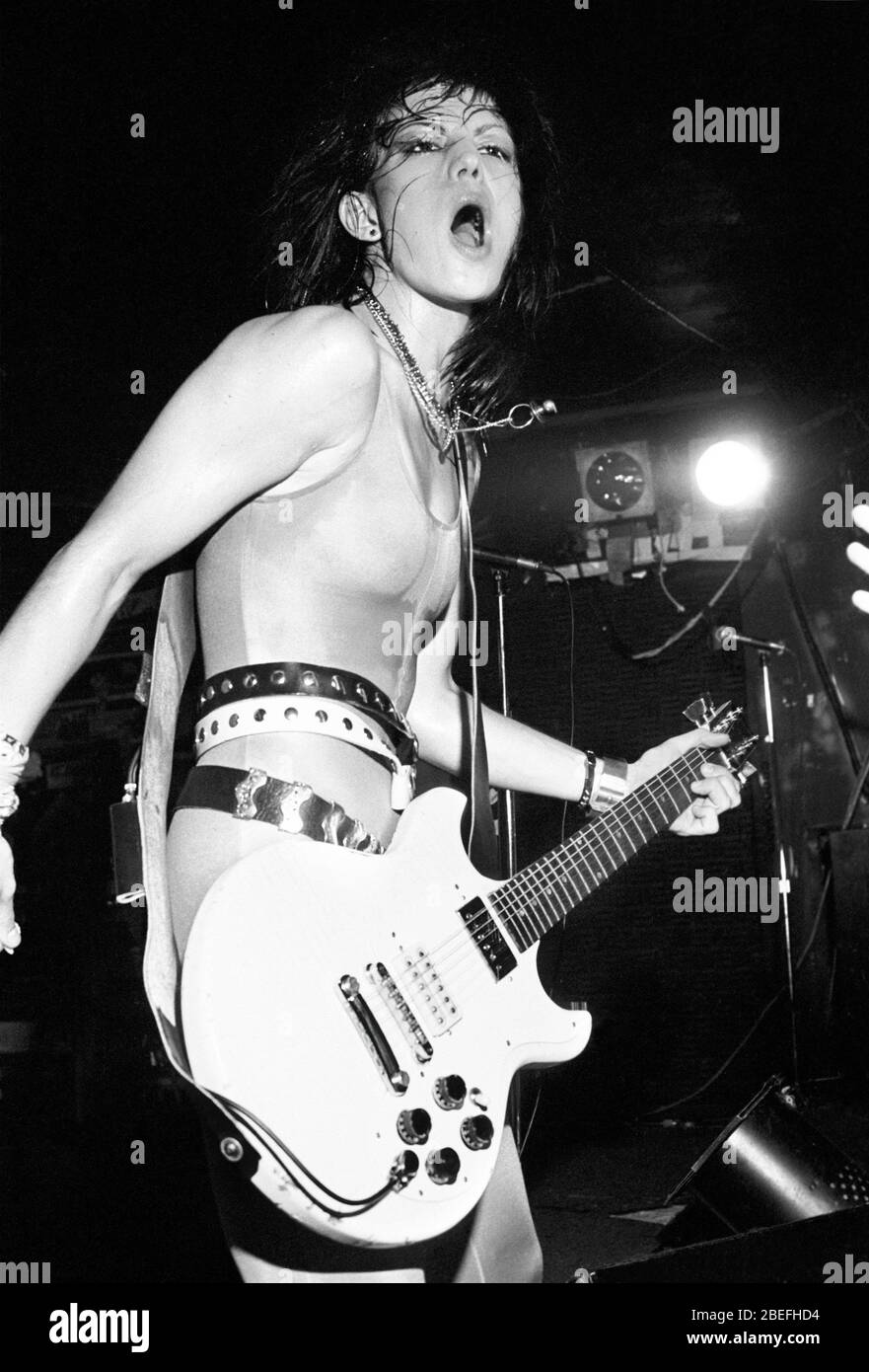 Joan Jett & The Blackhearts performing in Philadelphia, PA, June