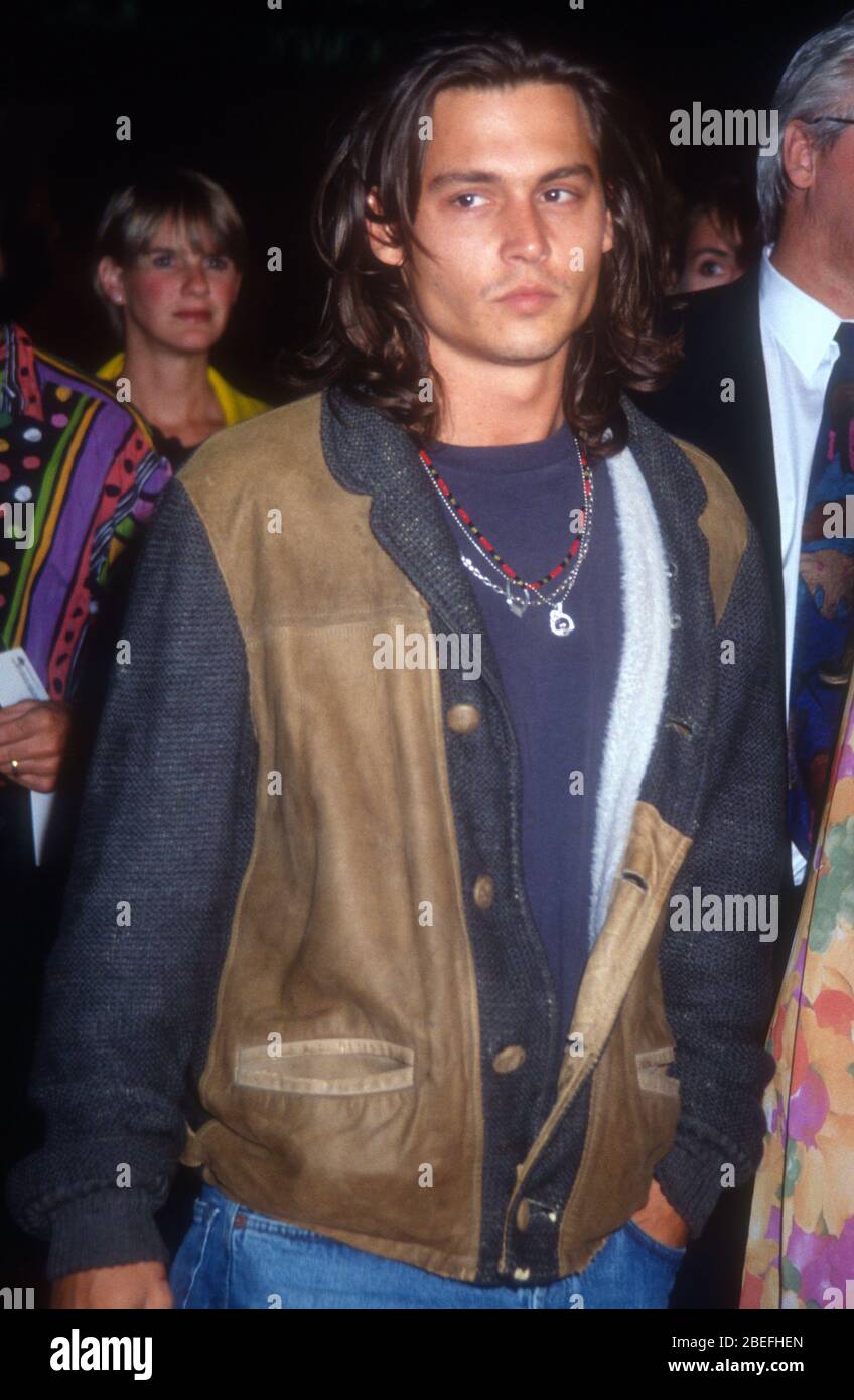 Johnny Depp, 1992, Photo By Michael Ferguson/PHOTOlink Stock Photo