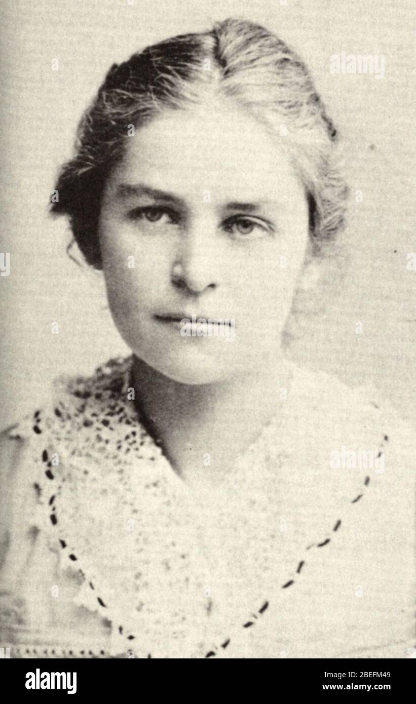 Hedwig Lachmann - 1865-1918. Stock Photo