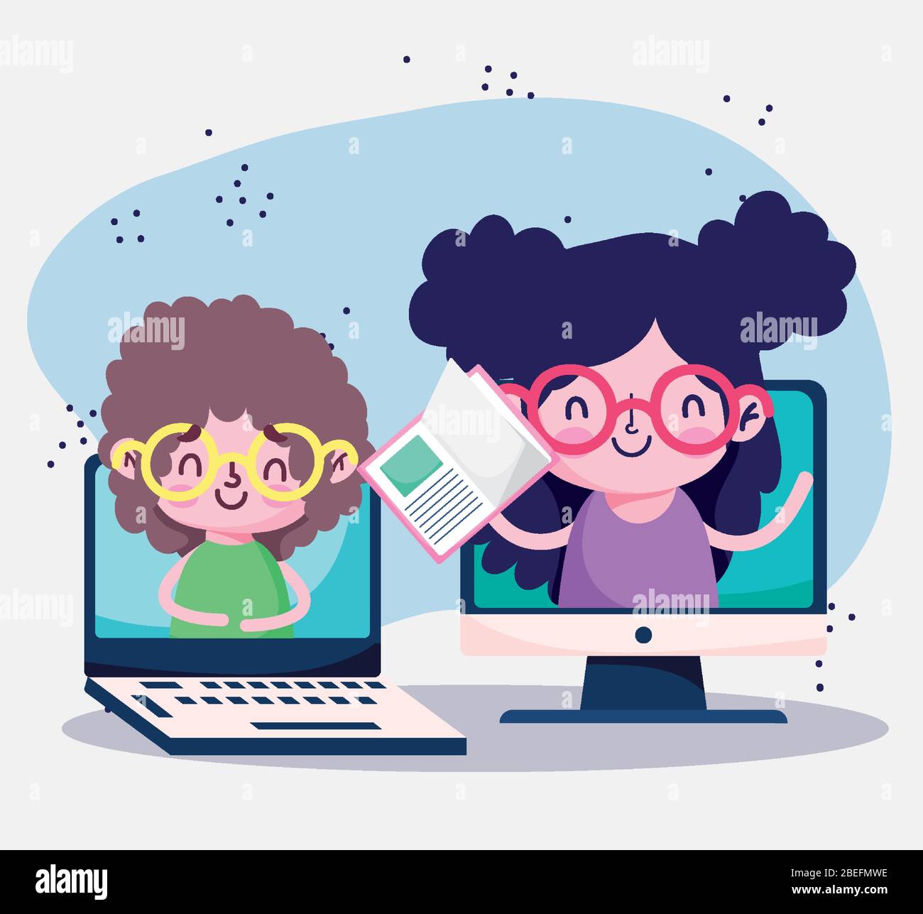 education online, kids students in video laptop study ebook vector illustration Stock Vector Image & Art - Alamy education online, kids students in video laptop study ebook vector illustration Stock Vector Image & Art - Alamy