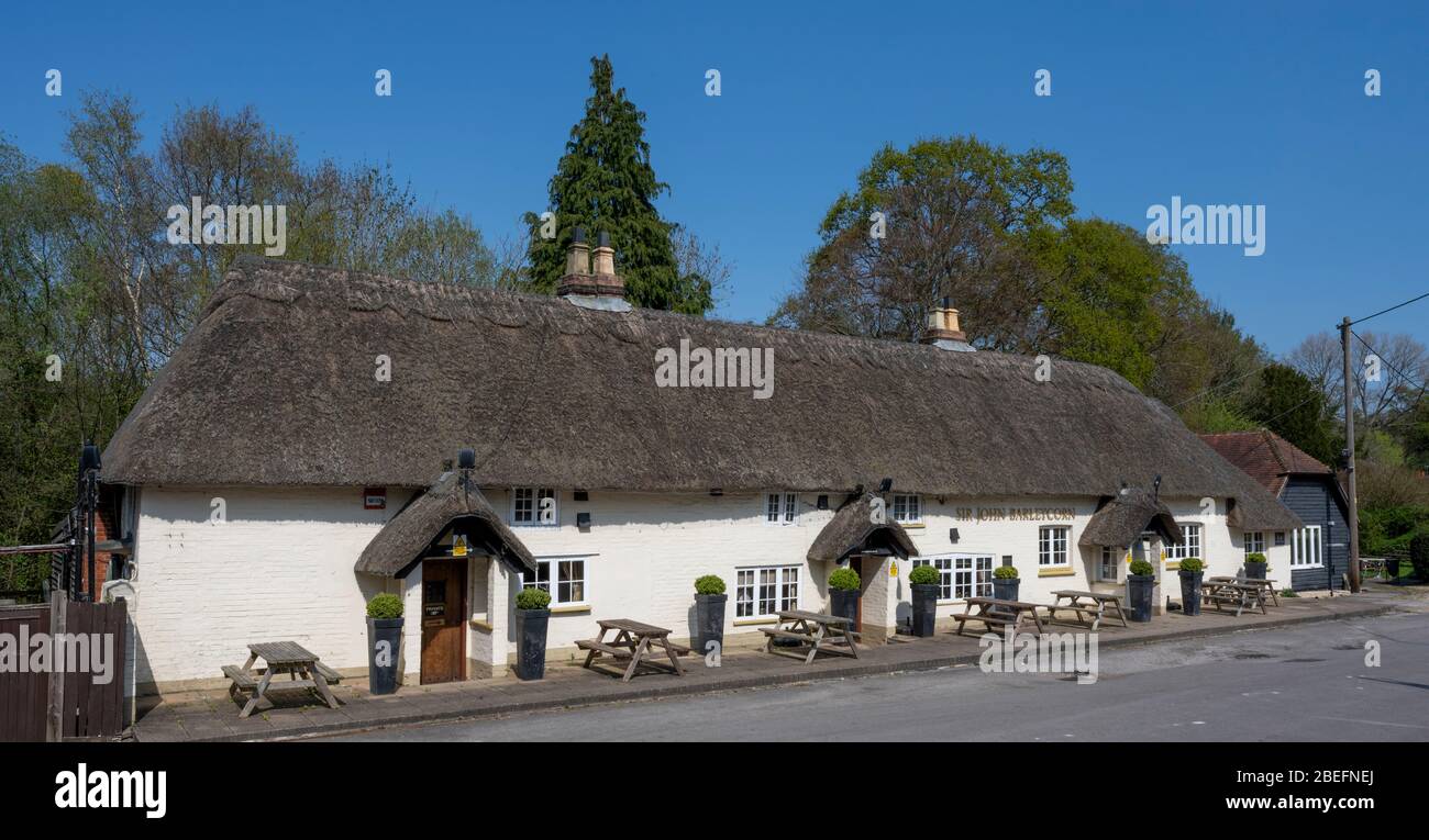 Sir John barleycorn public house Old Romsey Road Cadnam