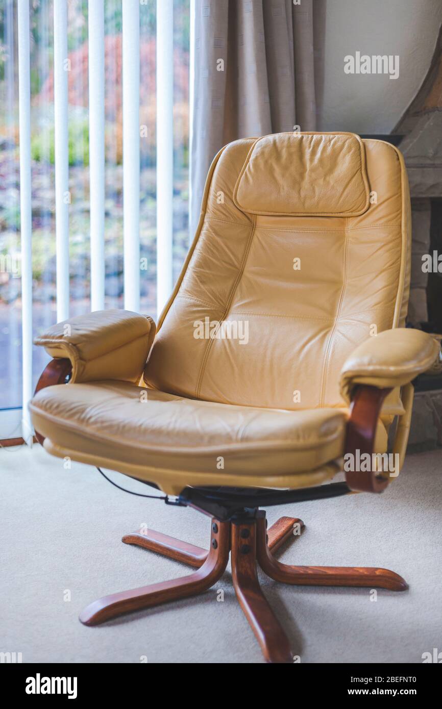 Leather Recliner High Resolution Stock Photography And Images Alamy