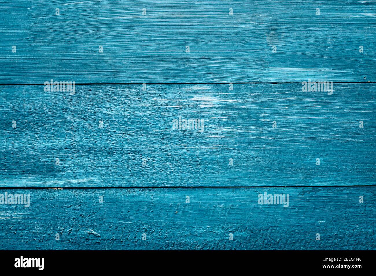 blue background from painted boards, copy space, design, horizontal banner Stock Photo