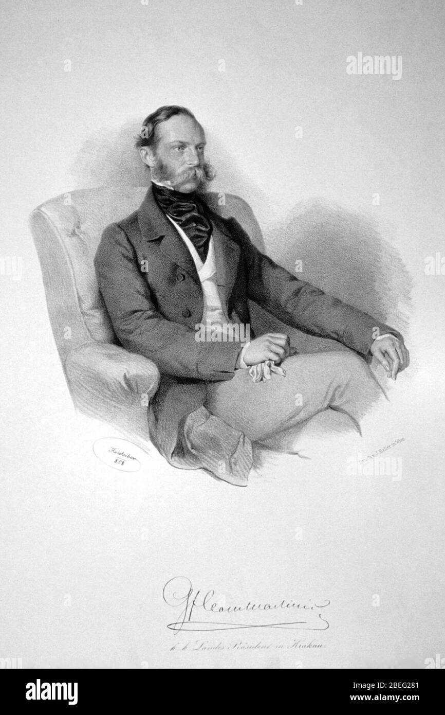 Heinrich Jaroslav ClamMartinic Litho Stock Photo Alamy