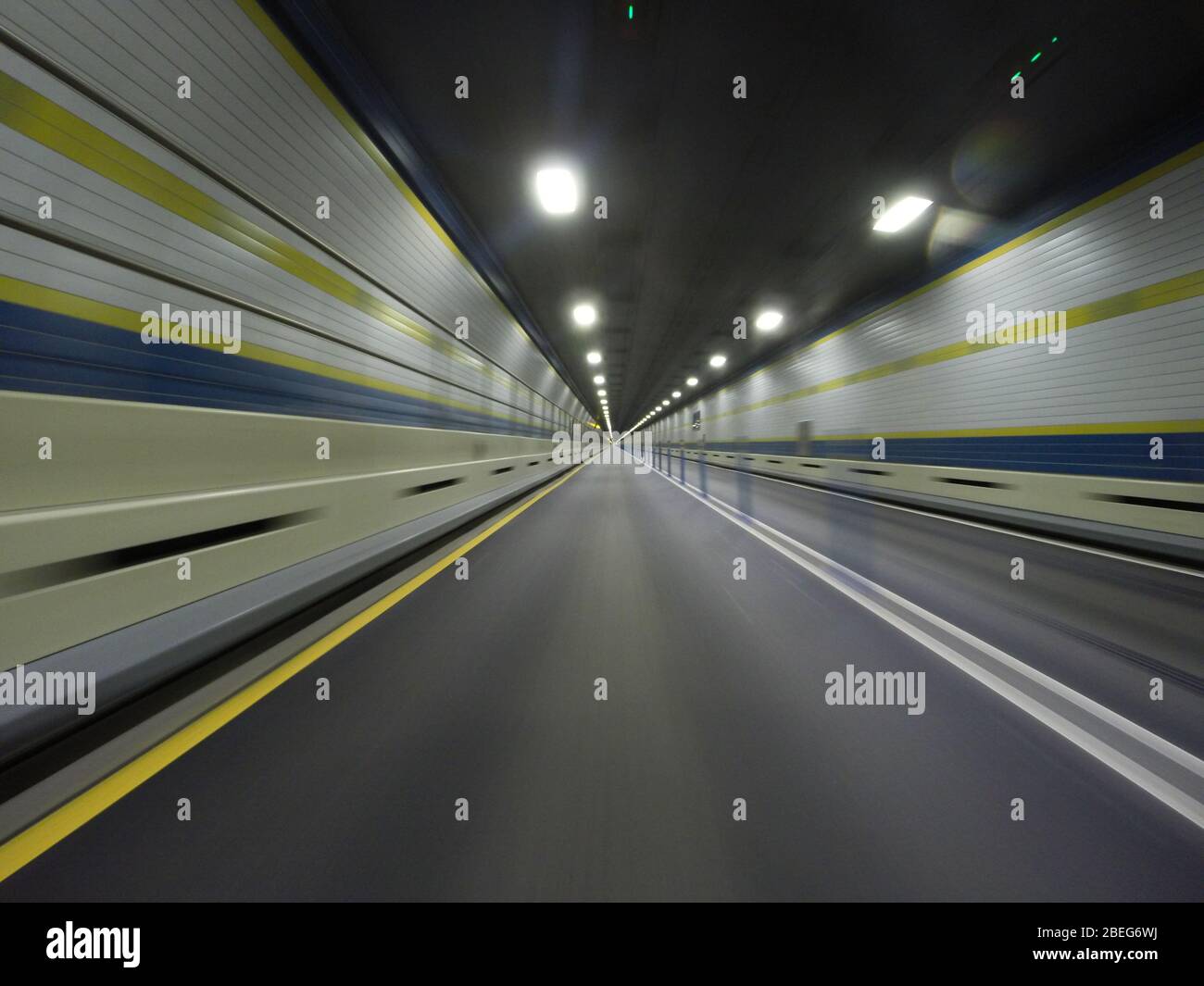 New York, NY, USA. 12th Apr, 2020. The Brooklyn Battery Tunnel (Hugh L